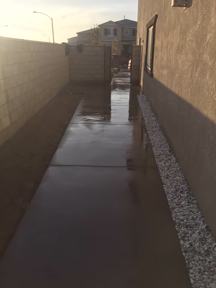 Residential Stamped Concrete Walkway and Slab Project — photo 9